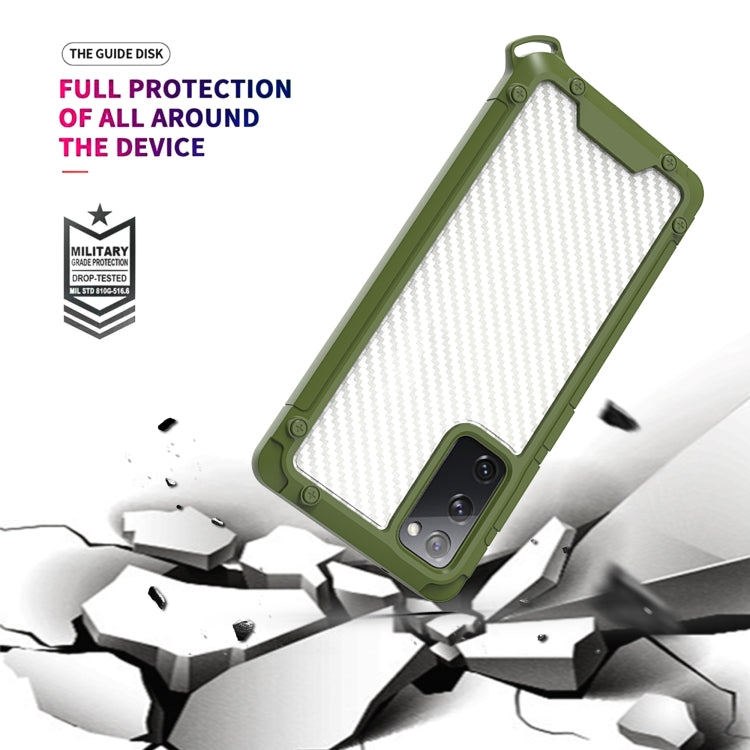 For Samsung Galaxy S20 FE 5G Gold-Shield Series Shockproof PC + TPU Case