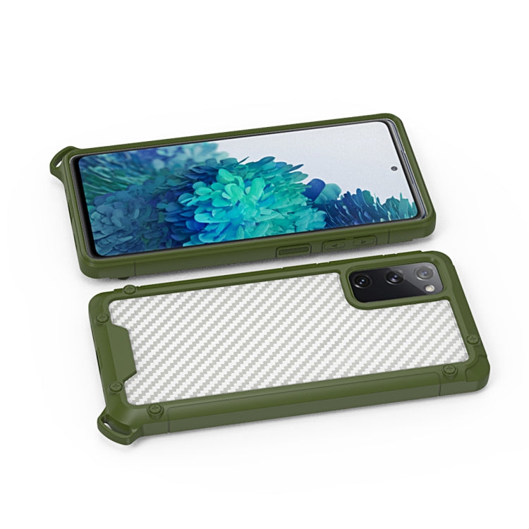 For Samsung Galaxy S20 FE 5G Gold-Shield Series Shockproof PC + TPU Case