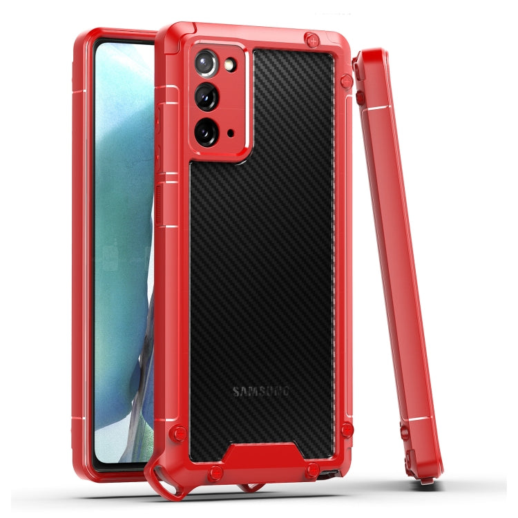 For Samsung Galaxy Note20 Gold-Shield Series Shockproof PC + TPU Case