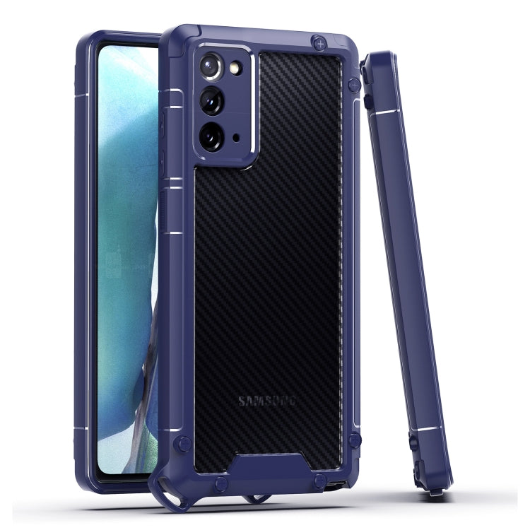 For Samsung Galaxy Note20 Gold-Shield Series Shockproof PC + TPU Case