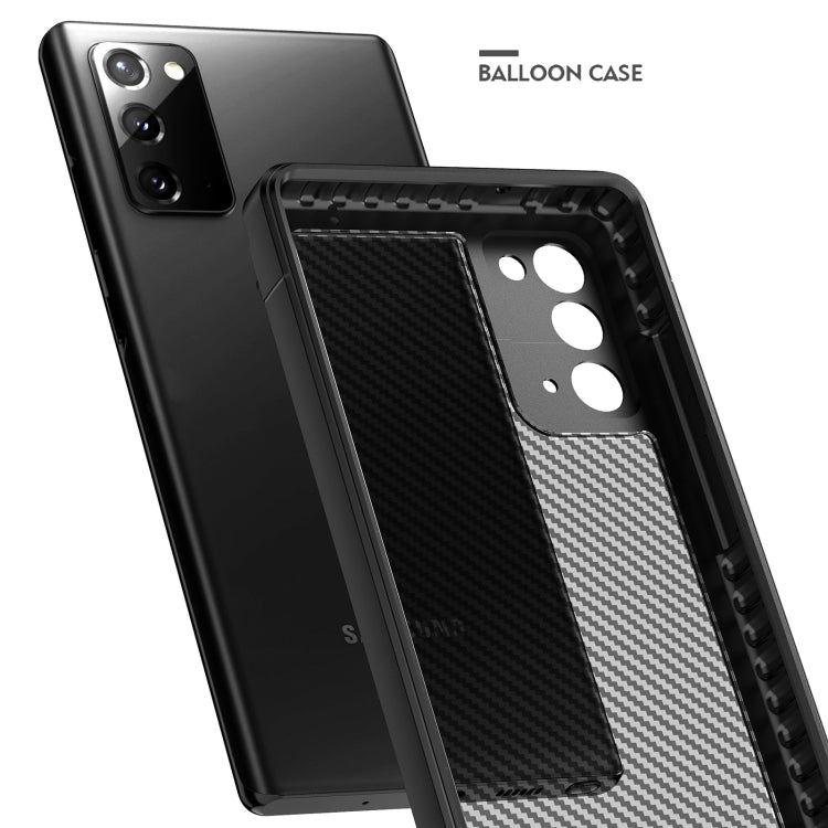 For Samsung Galaxy Note20 Gold-Shield Series Shockproof PC + TPU Case