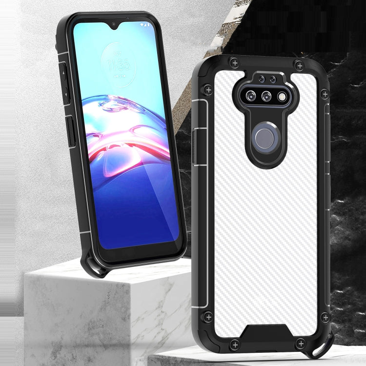 For LG K31 Gold-Shield Series Shockproof PC + TPU Case