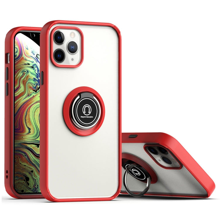 For iPhone 12 mini Q Shadow 2 Generation Series TPU + Acrylic Protective Case with 360 Degrees Rotate Ring Holder
