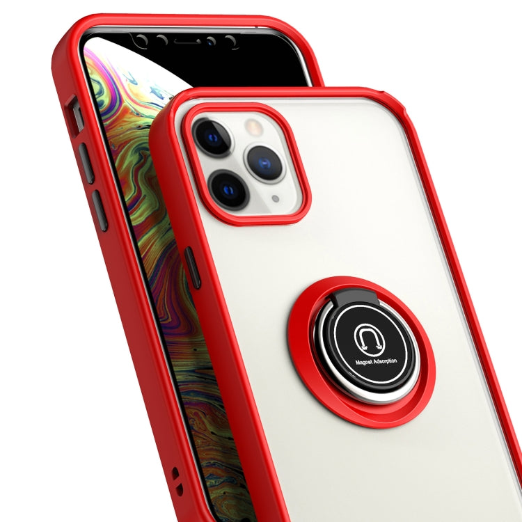 For iPhone 12 mini Q Shadow 2 Generation Series TPU + Acrylic Protective Case with 360 Degrees Rotate Ring Holder
