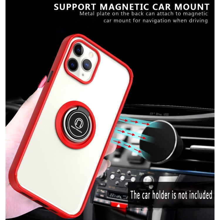 For iPhone 12 mini Q Shadow 2 Generation Series TPU + Acrylic Protective Case with 360 Degrees Rotate Ring Holder