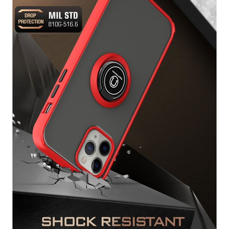 For iPhone 12 mini Q Shadow 1 Generation Series TPU + PC Protective Case with 360 Degrees Rotate Ring Holder