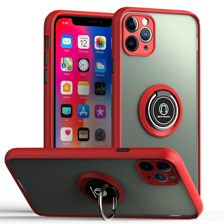 For iPhone 11 Q Shadow 2 Generation Series TPU + Acrylic Protective Case with 360 Degrees Rotate Ring Holder