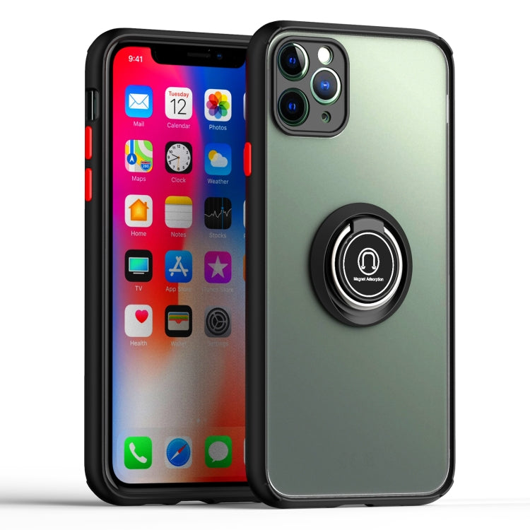 For iPhone 11 Pro Q Shadow 2 Generation Series TPU + Acrylic Protective Case with 360 Degrees Rotate Ring Holder