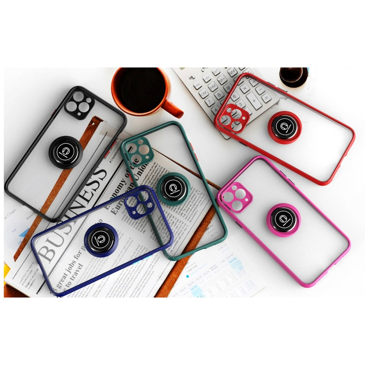 For iPhone 11 Pro Q Shadow 2 Generation Series TPU + Acrylic Protective Case with 360 Degrees Rotate Ring Holder