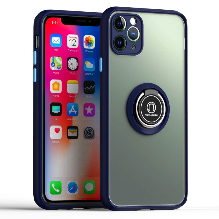 For iPhone 11 Pro Max Q Shadow 2 Generation Series TPU + Acrylic Protective Case with 360 Degrees Rotate Ring Holder