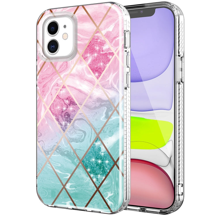For iPhone 12 mini Shockproof Electroplating IMD Protective Case