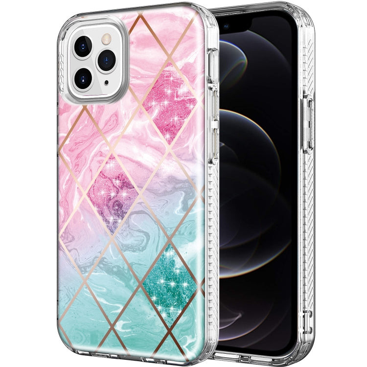 For iPhone 12 / 12 Pro Shockproof Electroplating IMD Protective Case
