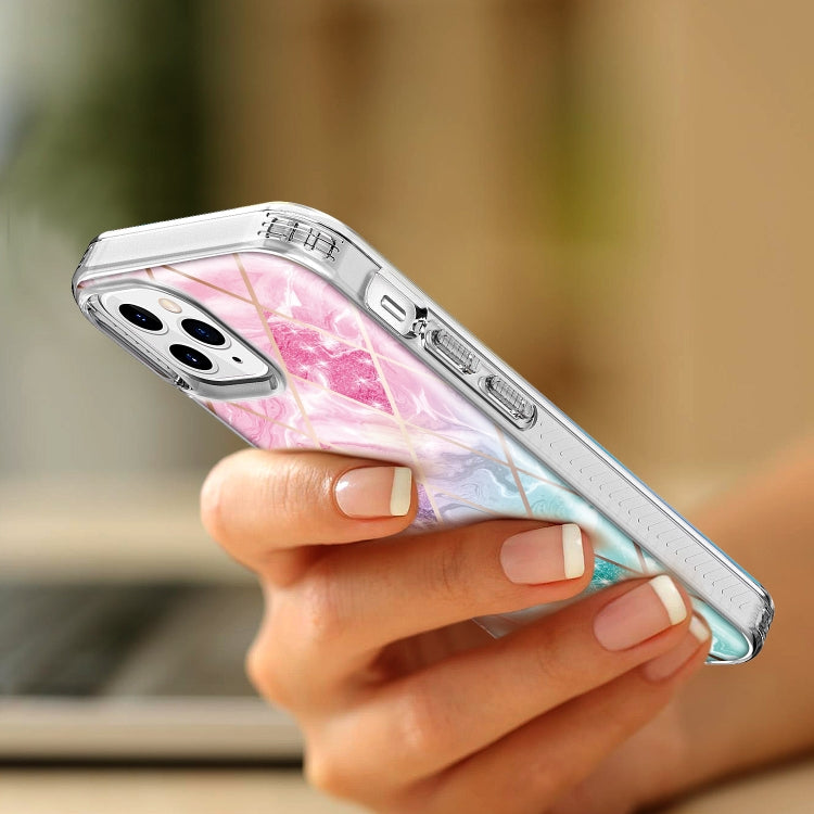 For iPhone 12 / 12 Pro Shockproof Electroplating IMD Protective Case