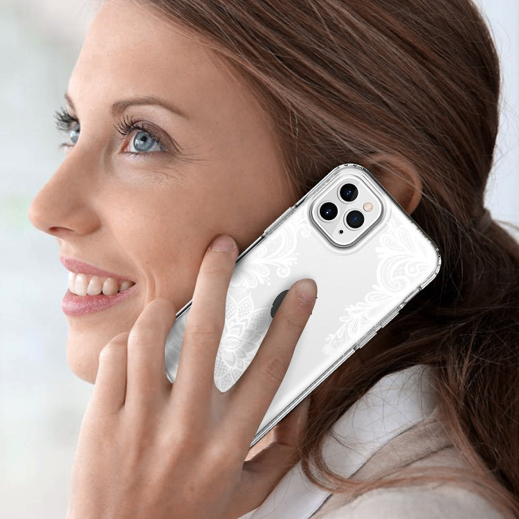 For iPhone 12 / 12 Pro Shockproof Electroplating IMD Protective Case