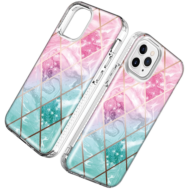 For iPhone 12 Pro Max Shockproof Electroplating IMD Protective Case