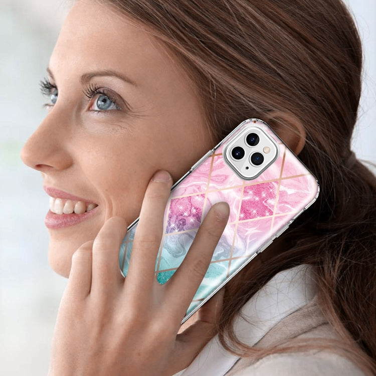 For iPhone 12 Pro Max Shockproof Electroplating IMD Protective Case