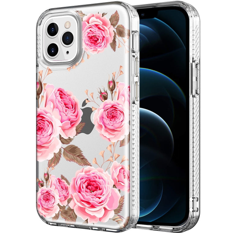 For iPhone 12 Pro Max Shockproof Electroplating IMD Protective Case