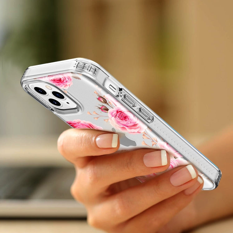For iPhone 12 Pro Max Shockproof Electroplating IMD Protective Case
