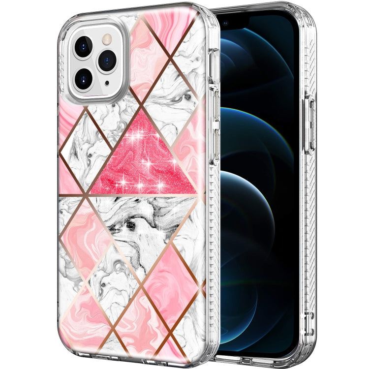 For iPhone 12 Pro Max Shockproof Electroplating IMD Protective Case