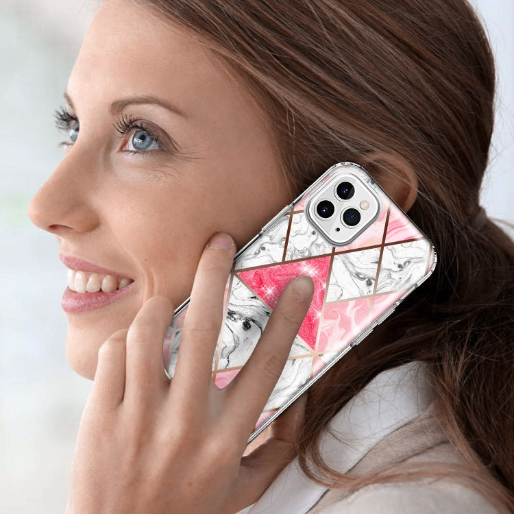 For iPhone 12 Pro Max Shockproof Electroplating IMD Protective Case