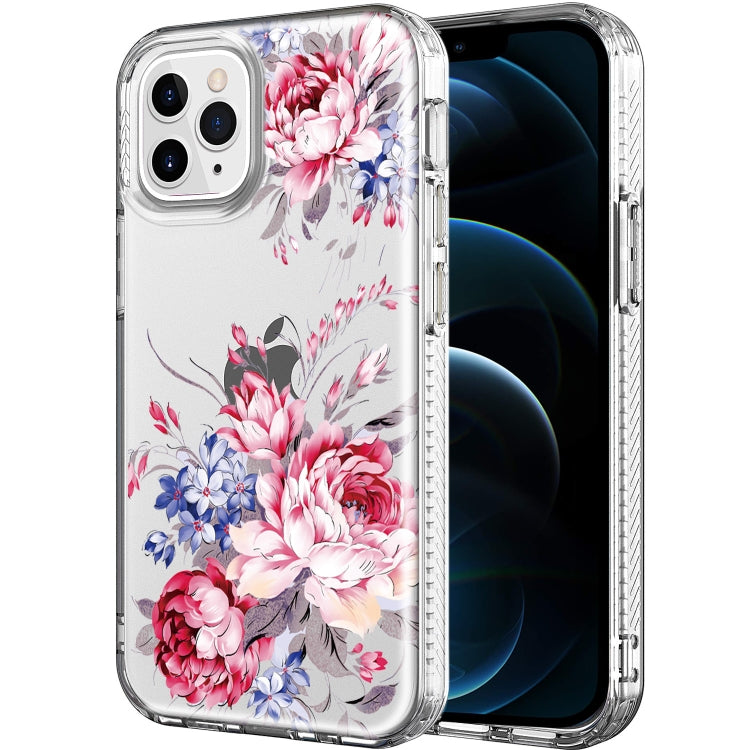 For iPhone 12 Pro Max Shockproof Electroplating IMD Protective Case