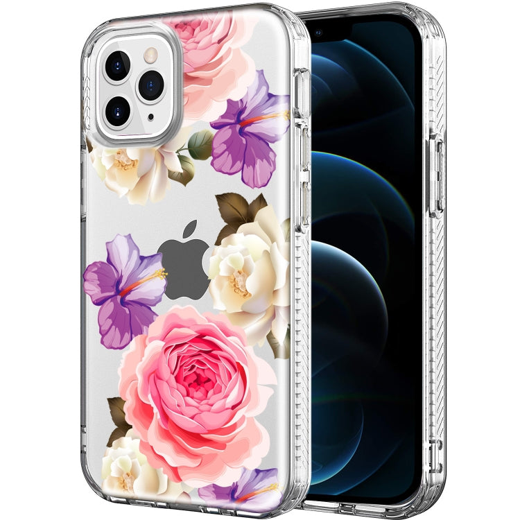 For iPhone 12 Pro Max Shockproof Electroplating IMD Protective Case