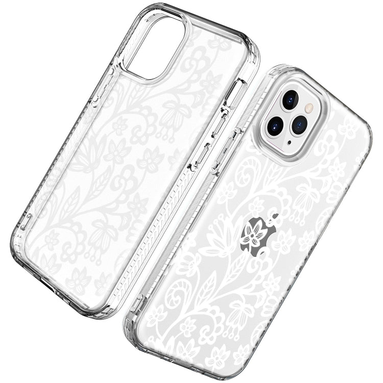For iPhone 12 Pro Max Shockproof Electroplating IMD Protective Case