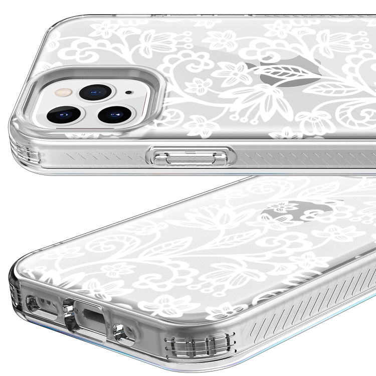 For iPhone 12 Pro Max Shockproof Electroplating IMD Protective Case