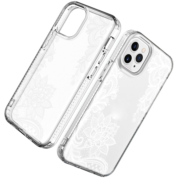For iPhone 12 Pro Max Shockproof Electroplating IMD Protective Case