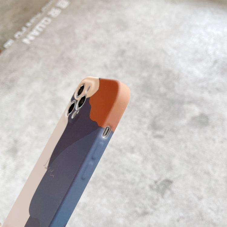 For iPhone 12 Pro Max Water Sticking TPU Shockproof Protective Case