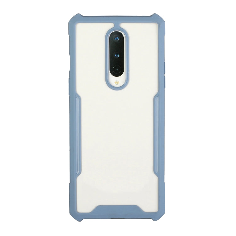 For OnePlus 6T Acrylic + Color TPU Shockproof Case with Neck Lanyard