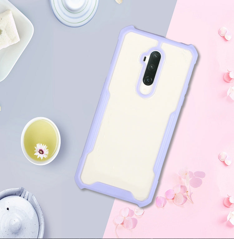 For OnePlus 7 Pro Acrylic + Color TPU Shockproof Case with Neck Lanyard