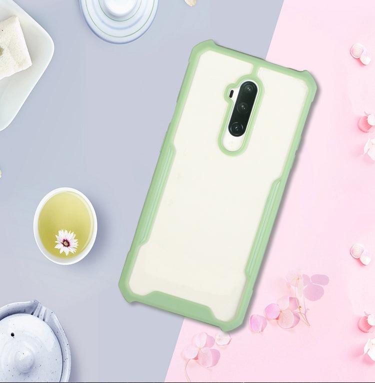 For OnePlus 7 Pro Acrylic + Color TPU Shockproof Case with Neck Lanyard