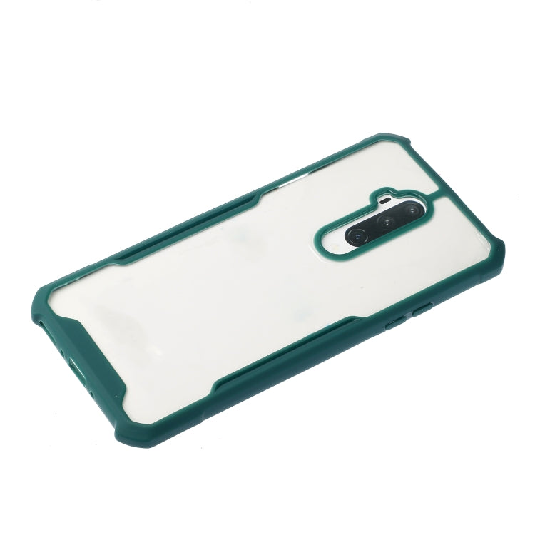 For OnePlus 7 Pro Acrylic + Color TPU Shockproof Case with Neck Lanyard
