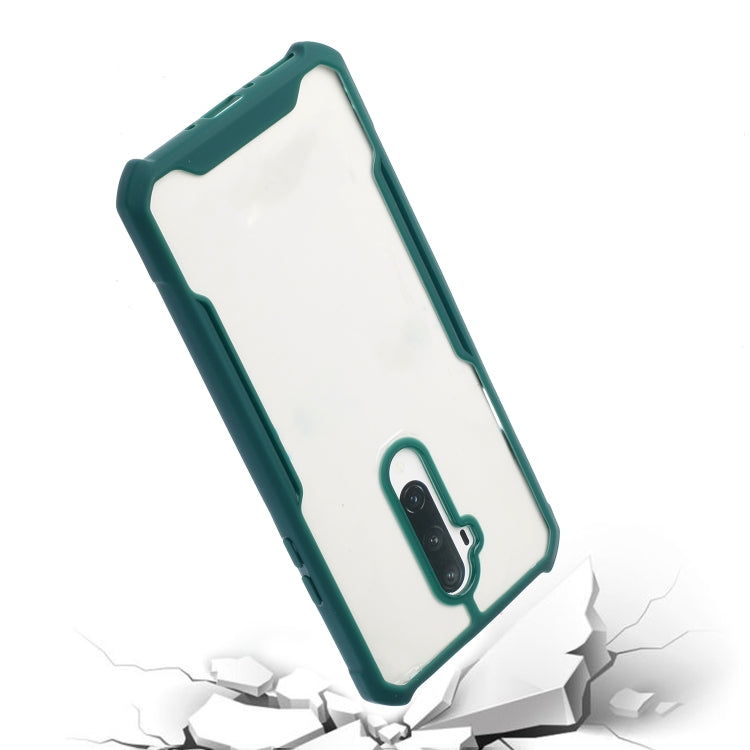 For OnePlus 7 Pro Acrylic + Color TPU Shockproof Case with Neck Lanyard