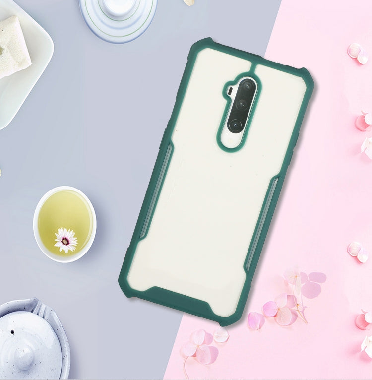 For OnePlus 7 Pro Acrylic + Color TPU Shockproof Case with Neck Lanyard