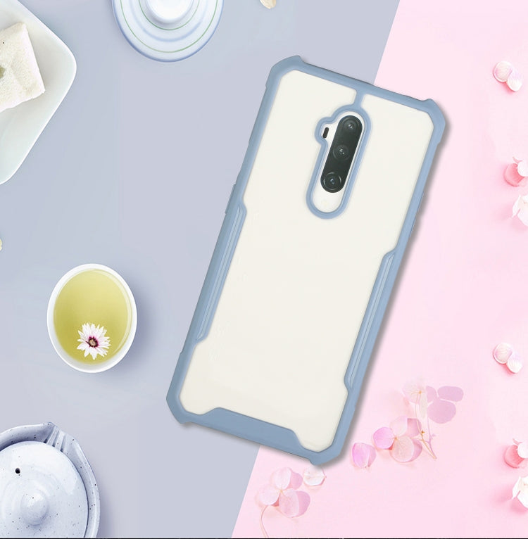 For OnePlus 7 Pro Acrylic + Color TPU Shockproof Case with Neck Lanyard