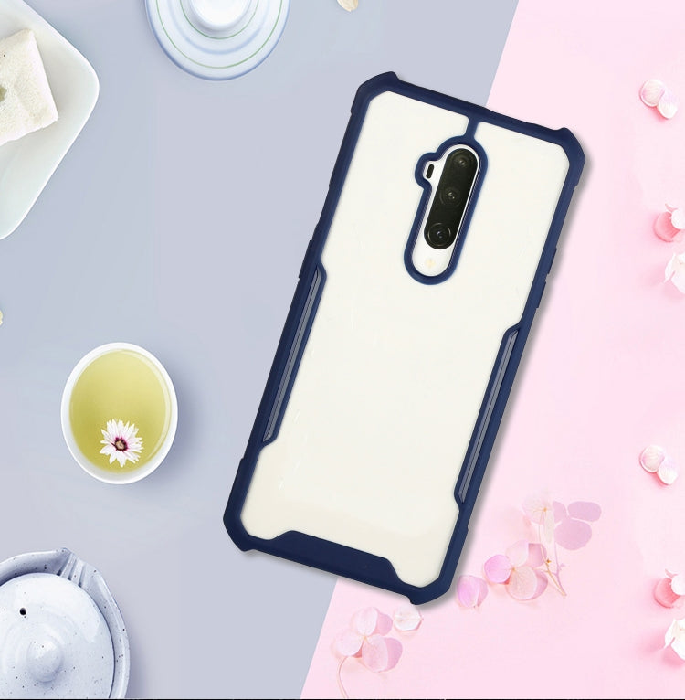 For OnePlus 7 Pro Acrylic + Color TPU Shockproof Case with Neck Lanyard