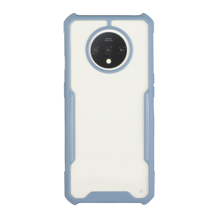 For OnePlus 7T Acrylic + Color TPU Shockproof Case with Neck Lanyard