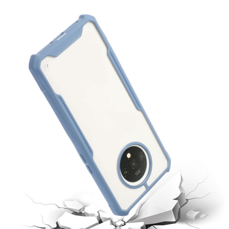 For OnePlus 7T Acrylic + Color TPU Shockproof Case with Neck Lanyard