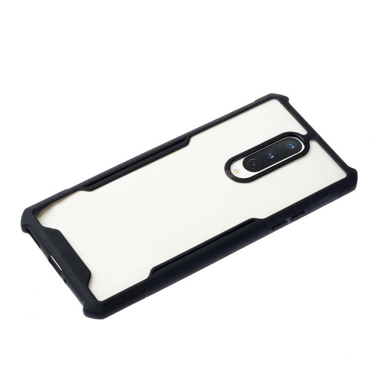 For OnePlus 8 Acrylic + Color TPU Shockproof Case with Neck Lanyard