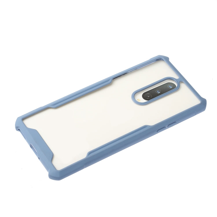 For OnePlus 8 Acrylic + Color TPU Shockproof Case with Neck Lanyard