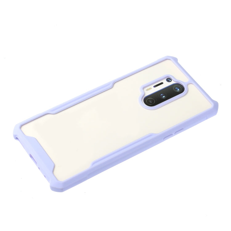 For OnePlus 8 Pro Acrylic + Color TPU Shockproof Case with Neck Lanyard