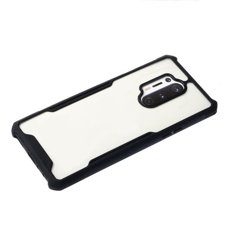 For OnePlus 8 Pro Acrylic + Color TPU Shockproof Case with Neck Lanyard