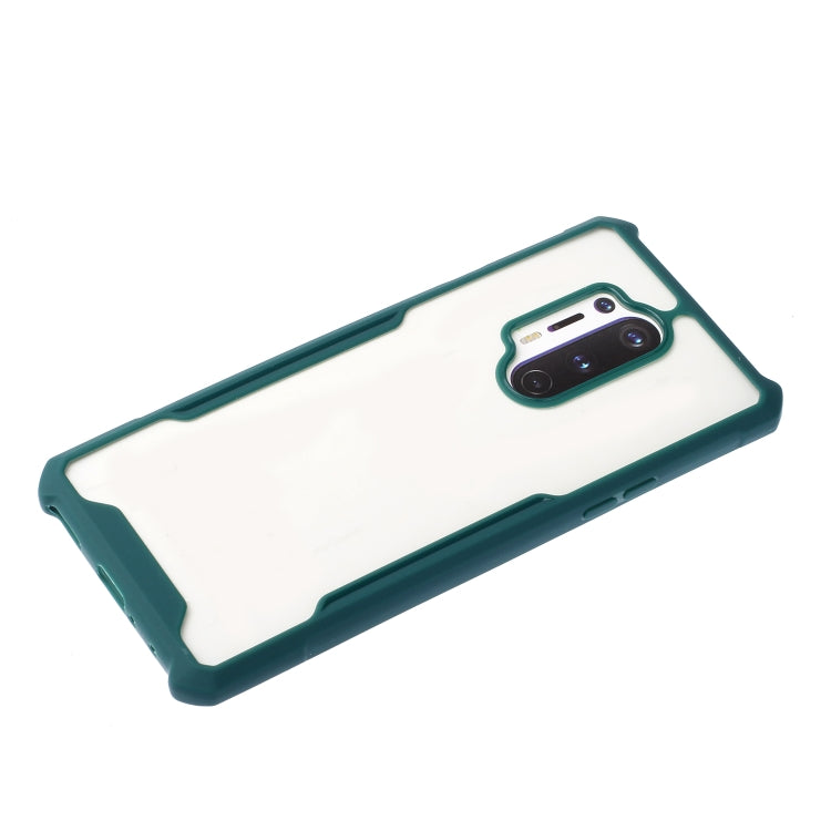 For OnePlus 8 Pro Acrylic + Color TPU Shockproof Case with Neck Lanyard