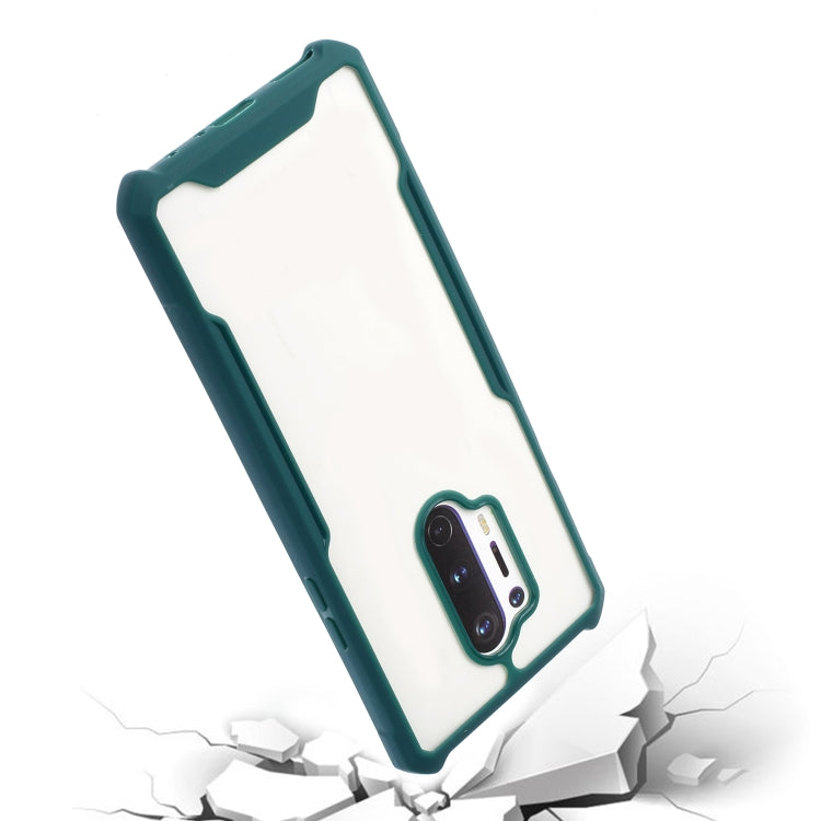 For OnePlus 8 Pro Acrylic + Color TPU Shockproof Case with Neck Lanyard