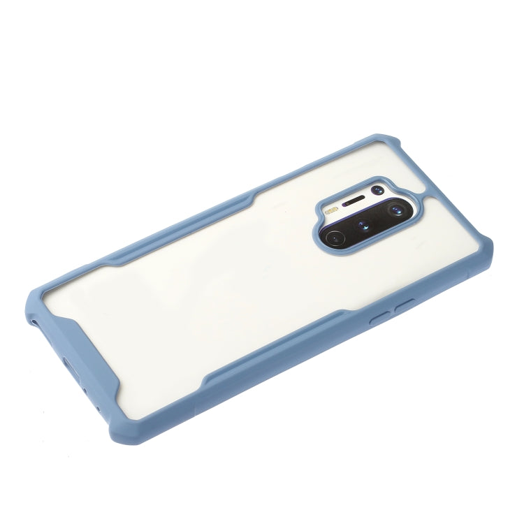 For OnePlus 8 Pro Acrylic + Color TPU Shockproof Case with Neck Lanyard