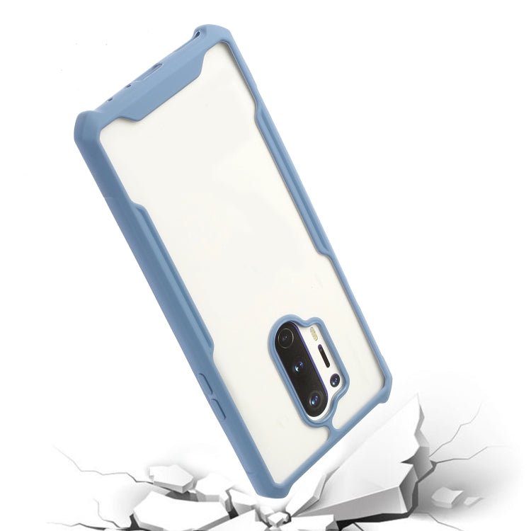 For OnePlus 8 Pro Acrylic + Color TPU Shockproof Case with Neck Lanyard