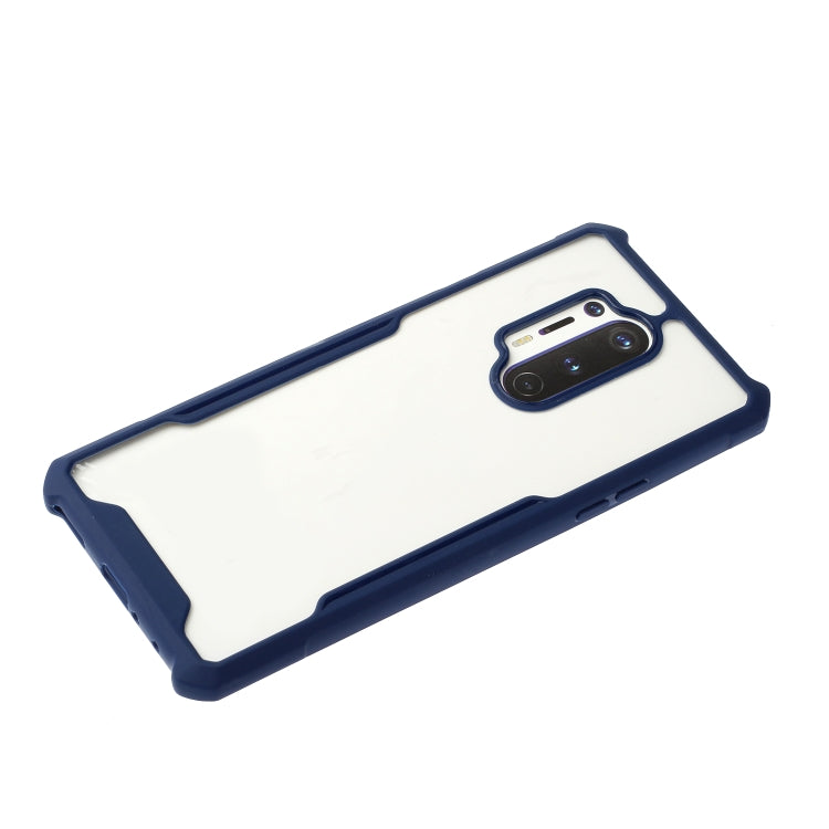 For OnePlus 8 Pro Acrylic + Color TPU Shockproof Case with Neck Lanyard