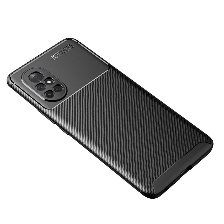 For Huawei nova 8 5G Carbon Fiber Texture Shockproof TPU Case